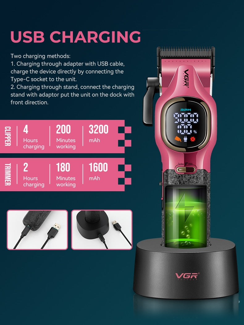 VGR V-886S2 Professional Hair Clipper & Trimmer