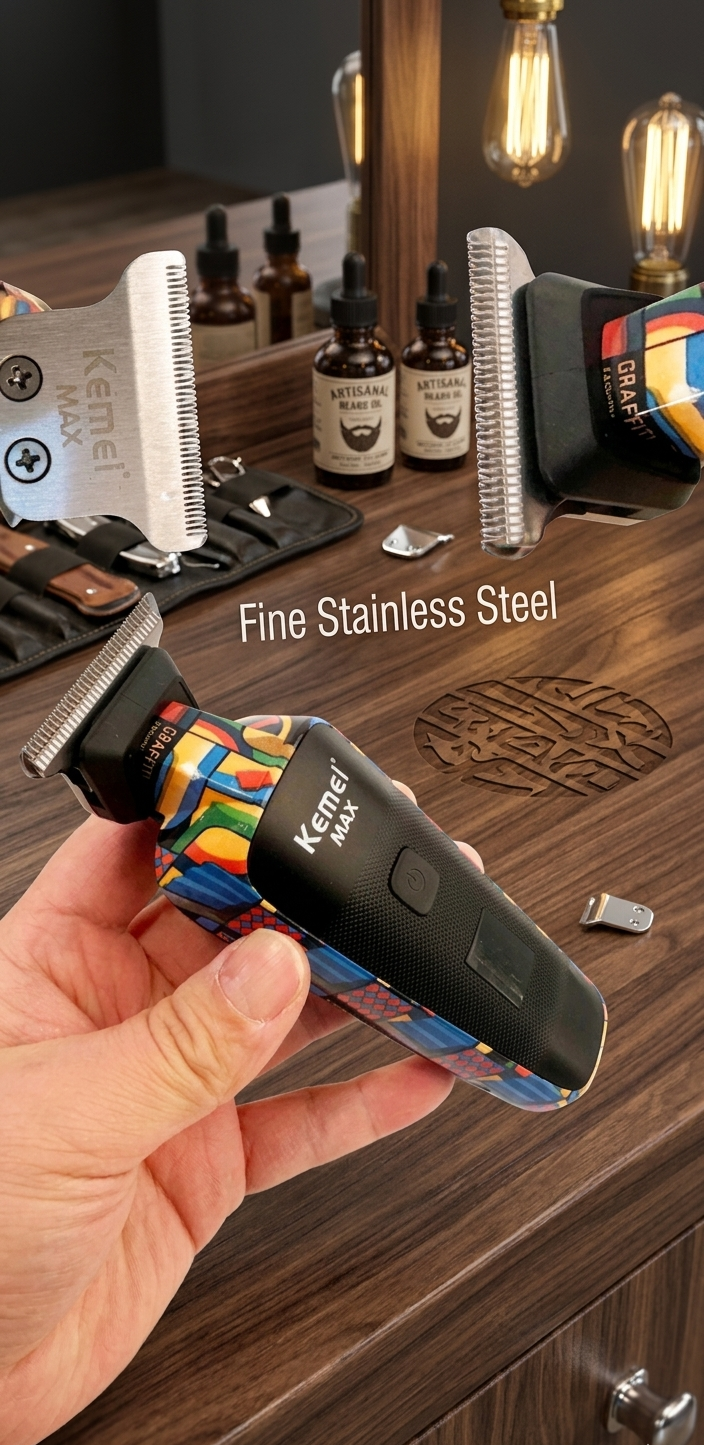 Kemei Professional T-Blade Trimmer - Precision Sculpting