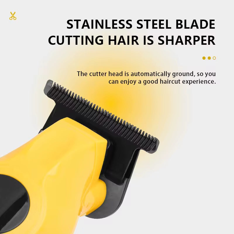 KEMEI Km-1743 LED Mens Hair Trimmer Stainless Steal Blade Male Clipper Cheap Electric Beard Shaver Manufacturer with Free Stand