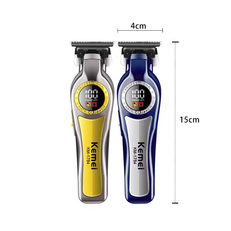 Kemei Km-1784 1200mAh Hair Clipper Brand Supplier Yiwu China Eco-design 2 Color for Choices Stainless Steel Blades Hair SHavers